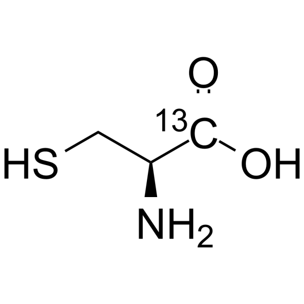 L-Cysteine-1-13C structure