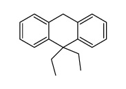 10,10-diethyl-9H-anthracene Structure