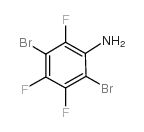 2,5-二溴-3,4,6-三氟苯胺结构式