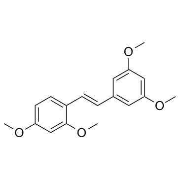 2,4,3',5'-tetramethoxystilbene structure