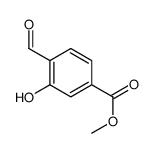 Methyl 4-formyl-3-hydroxybenzoate structure