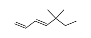 5,5-dimethyl-hepta-1,3-diene Structure