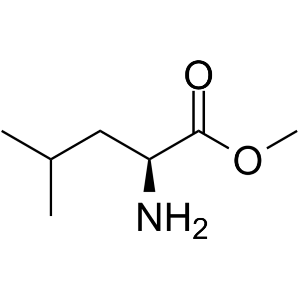 methyl L-leucinate Structure