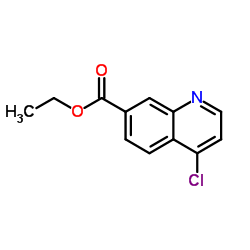 4-氯喹啉-7-羧酸乙酯结构式