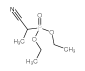 Phosphonic acid, P-(1-cyanoethyl)-, diethyl ester structure