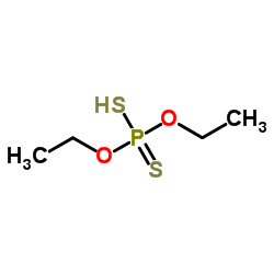 Diethyl dithiophosphoric acid Structure