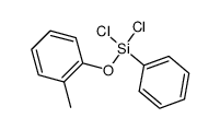 dichloro-phenyl-o-tolyloxy-silane Structure