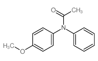 Acetamide,N-(4-methoxyphenyl)-N-phenyl- Structure