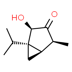 Bicyclo[3.1.0]hexan-3-one, 2-hydroxy-4-methyl-1-(1-methylethyl)-, (1S,2R,4S,5R)- (9CI)结构式