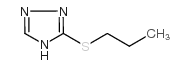 3-丙基硫代-4H-1,2,4-噻唑结构式