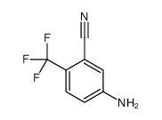 5-氨基-2-(三氟甲基)苯甲腈结构式