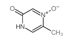 6-methyl-1-oxido-4H-pyrazin-3-one Structure