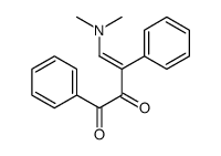 4-(dimethylamino)-1,3-diphenylbut-3-ene-1,2-dione结构式