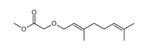 α-(geranyloxy)acetate Structure