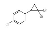 1-氯-4-(2,2-二溴环丙基)苯结构式