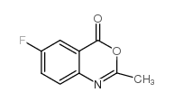 6-氟-2-甲基-4H-苯并[d][1,3]恶嗪-4-酮结构式