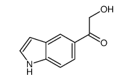 2-羟基-1-(1H-吲哚-5-基)-乙酮结构式