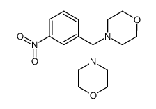 3-(dimorpholinomethyl)-1-nitrobenzene结构式