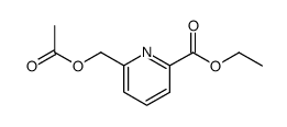ethyl 6-(acetyloxymethyl)pyridine-2-carboxylate Structure