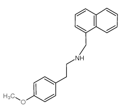 2-(4-methoxyphenyl)-N-(naphthalen-1-ylmethyl)ethanamine Structure