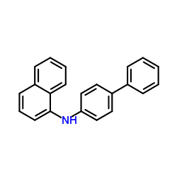 N-(4-联苯基)-1-萘胺结构式