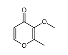 3-METHOXY-2-METHYL-4H-PYRAN-4-ONE structure