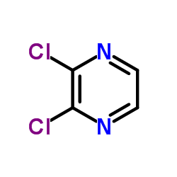 2,3-二氯吡嗪结构式