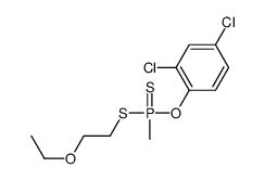 O-(2,4-dichlorophenyl) S-(2-ethoxyethyl) methyldithiophosphonate Structure