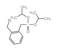 Phosphonic acid,P-[[2-(bromomethyl)phenyl]methyl]-, bis(1-methylethyl) ester Structure