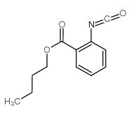 2-(正丁氧基羰基)苯基异氰酸酯结构式