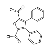 5-nitro-3,4-diphenyl-2-furoyl chloride Structure