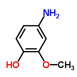 4-Amino-2-methoxyphenol Structure