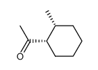 cis-1-(2-methylcyclohexyl)ethan-1-one结构式