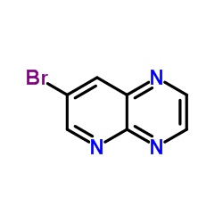 7-溴吡啶并[2,3-b]吡嗪结构式