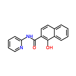 1-hydroxy-N-(pyridin-2-yl)naphthalene-2-carboxamide结构式