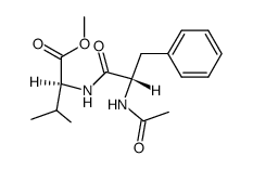 N-Ac-L-Phe-L-Val methyl ester Structure