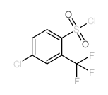 4-Chloro-2-(trifluoromethyl)benzenesulfonyl chloride structure