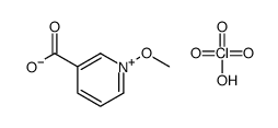 1-methoxypyridin-1-ium-3-carboxylic acid,perchlorate结构式