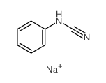 Cyanamide, N-phenyl-,sodium salt (1:1) Structure