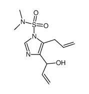5-allyl-4-(1-hydroxyallyl)-N,N-dimethyl-1H-imidazole-1-sulfonamide Structure