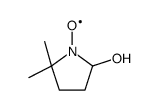 2,2-dimethyl-5-hydroxy-1-pyrrolidinyloxy Structure