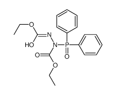 ethyl N-diphenylphosphoryl-N-(ethoxycarbonylamino)carbamate结构式