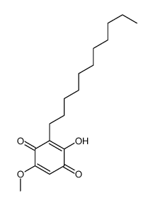 2-HYDROXY-5-METHOXY-3-UNDECYL[1,4]BENZOQUINONE structure