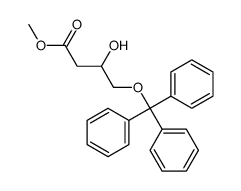 methyl 3-hydroxy-4-trityloxybutanoate Structure