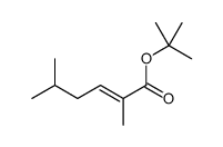 tert-butyl 2,5-dimethylhex-2-enoate Structure