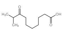 9-methyl-8-oxodecanoic acid Structure