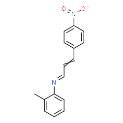 2-Methyl-N-[(E,2E)-3-(4-nitrophenyl)-2-propenylidene]aniline Structure