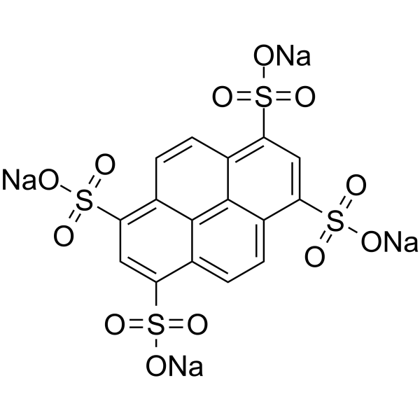 1,3,6,8-芘四碳酸四钠盐结构式