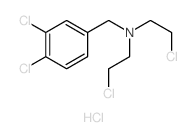 2-chloro-N-(2-chloroethyl)-N-[(3,4-dichlorophenyl)methyl]ethanamine结构式