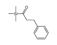 3-phenyl-1-trimethylsilylpropan-1-one结构式